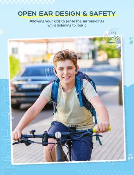 Iclever air conduction headphones bt ows01 74/85 db, blue/black - Iclever-ows01-6934911798401-03.jpg