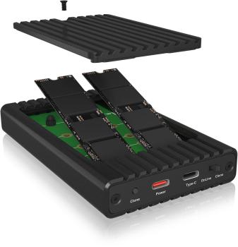 Icy box gehäuse mit klonfunktion für ib-2817mcl-c31 m.2 nvme ssds, usb-c 3.2 g2 - Icy-box-ib-2817mcl-c31-4250078173601-04.jpg