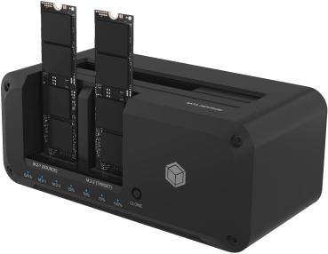 Icy box docking- & clonestation for ib-2924mscl-c31 2.5,3.5in sata & 2x m.2 nvme - Icy-box-ib-2924mscl-c31-4250078174349-03.jpg