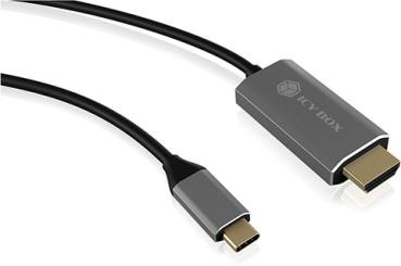 Icy box usb c zu hdmi kabel, 1,8 m, ib-cb020-c 4k@60 hz, hdcp 2.2, aluminium - Icy-box-ib-cb020-c-4250078166931-02.jpg