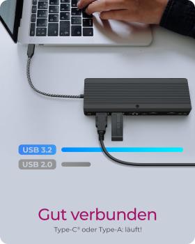 Icy box dual dockingstation black ib-dk4080ac 2xhdmi & dp, 3x usb 3.2, gblan - Icy-box-ib-dk4080ac-4250078173144-04.jpg
