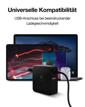 Icy box wall charger for usb pd 3.0 ib-ps101-pd usb-c, usb-a port, 90w - Icy-box-ib-ps101-pd-4250078171096-03.jpg