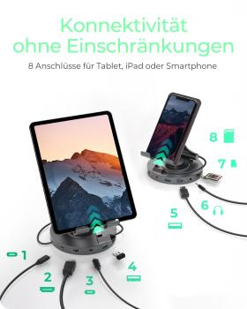 Icy box swivel stand & dockingstation ib-th100-dk usb-c, hdmi, usb-a, - Icy-box-ib-th100-dk-4250078173762-02.jpg