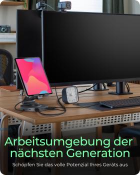Icy box swivel stand & dockingstation ib-th100-dk usb-c, hdmi, usb-a, - Icy-box-ib-th100-dk-4250078173762-04.jpg