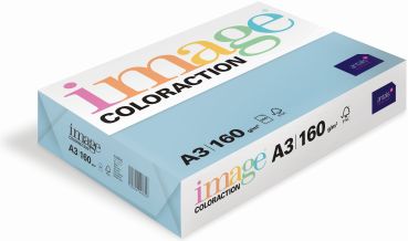 IMAGE COLORACTION Kopierpapier Iceberg A3 294536 120g, eisblau 250 Blatt