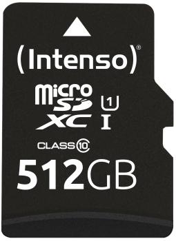 Intenso micro sd secure digital cards 3423493 sd adapter 512gb - Intenso-3423493-4034303028832