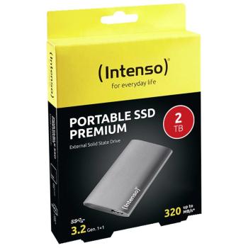INTENSO External SSD Premium 2TB 3823470 USB 3.0 + Cable 1.8 inch
