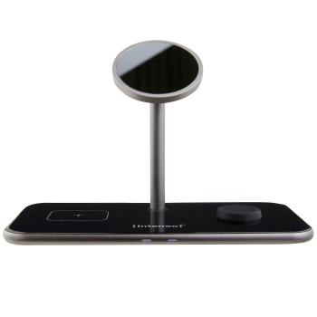 INTENSO Magnetic Wl Charg. Stand MB13 7410810 MagSafe comp., 3 in 1 black