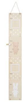 JABADABADO Messlatte Teddy&Hase 70cm S1004 beige