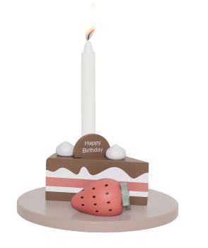JABADABADO Geburtstagsdekoration 15x15cm T298 Kuchenstück
