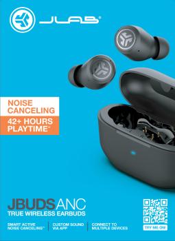 Jlab jbdus anc earbuds ieuebjbancrblk82 true wireless, black - Jlab-ieuebjbancrblk82-0810119071132-06.jpg