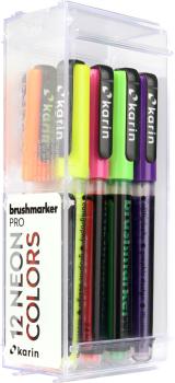 Karin brush marker pro 27c12 neon colours 12 stück - Karin-27c12-5904446025908-02.jpg