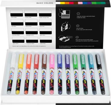 Karin pigment deco brush 29c1 basic colors set 12 farben - Karin-29c1-5904446026783-02.jpg