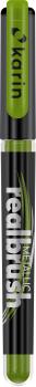 KARIN Real Brush 0.4mm 32Z8536 Metallic, hellgrün