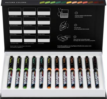 KARIN Real Brush Pen 0.4mm 33C3 Pigment, Natur Farben