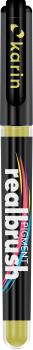 Karin real brush pen 0.4mm 33z100 pigment, pastellgelb - Karin-33z100-5904446031695