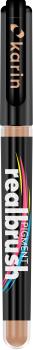KARIN Real Brush Pen 0.4mm 33Z1555 Pigment, pastell orange