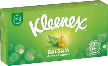 KLEENEX Kosmetiktücher Box Balsam 3390605 2x56 Stück