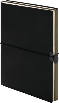 KOLMA Notizbuch Smooth A5 06.442.20 2in1 schwarz/grün 224 Blatt