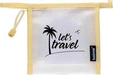 KOLMA Reissverschlusstasche 15x15cm 08.187.15 Mesh Bag,let's travel