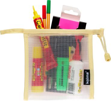 Kolma reissverschlusstasche 15x15cm 08.189.15 mesh bag crème - Kolma-08.189.15-7611967080900-02.jpg