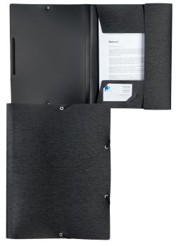 Kolma gummizugmappe lineaverde a4 11.077.06 schwarz, pp, sand, recycling - Kolma-11.077.06-7611967113585-03.jpg