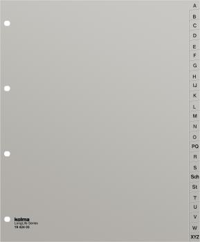 KOLMA Register LongLife A4+ 19.424.03 grau A-Z 24-teilig