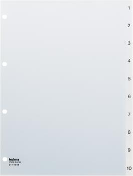 KOLMA Register Vista A4 21.114.00 transparent 1-10