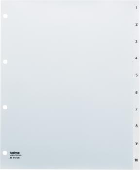 KOLMA Register Vista A4+ 21.410.00 transparent 1-10
