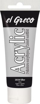 Kreul acrylfarben 75ml 28350 silber - Kreul-28350-4000798283506