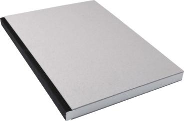 Kunst & papier projektskizzenbuch a4 110211 grau/schwarz - Kunstpapier-110211-4260040320193