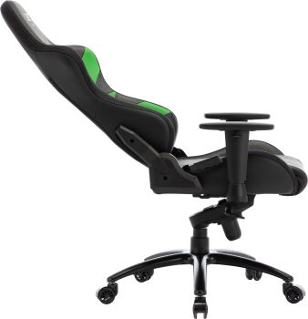 L33T Elite V4 Gaming Chair PU 160367 Black/Green decor