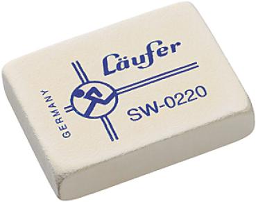 LÄufer zeichen-radierer 02200 48×36×10mm - Laeufer-02200-4006677002206