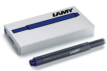 Lamy tintenpatrone t 10 1210655 blau-schwarz 5 stück - Lamy-1210655-4014519106555