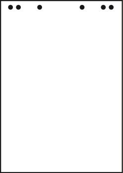 LANDRE Flipchart-Block 68x99cm 10050593 80g, blanko 5x20 Blatt