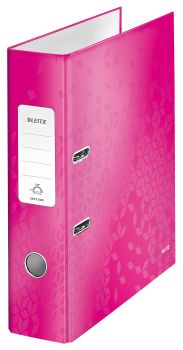 LEITZ Ordner WOW 180° 8cm 10050023 pink A4