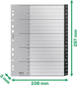 Leitz register pp recycle a4+ 1207-00-00 schwarz a-z - Leitz-1207-00-00-4002432127085-05.jpg
