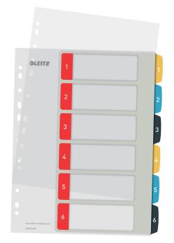 LEITZ Register PP Cosy A4 1246-00-00 multicolor 1-6