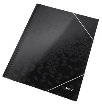 LEITZ Gummibandmappe WOW A4 3982-00-95 schwarz