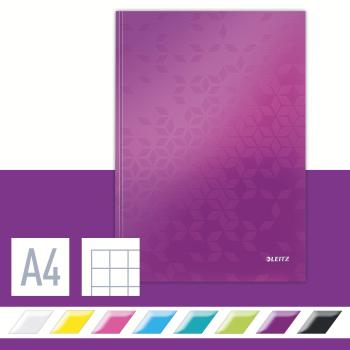 Leitz notizbuch wow a4 46261062 kariert, 90g violett - Leitz-46261062-4002432103355-03.jpg