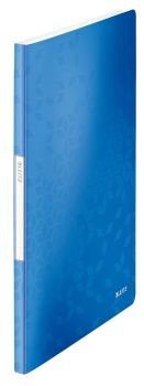 LEITZ Sichtbuch WOW PP A4 46310036 blau 20 Taschen