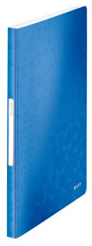 LEITZ Sichtbuch WOW PP A4 46320036 blau 40 Taschen