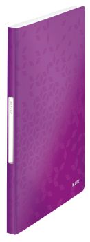 LEITZ Sichtbuch WOW PP A4 46320062 violett 40 Taschen