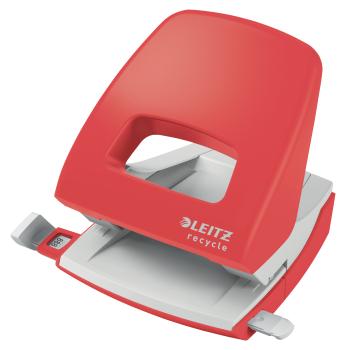 LEITZ Locher NeXXt Recycle 5003-00-25 rot, CO2 neutral 30 Blatt