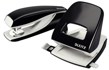 LEITZ Locher/Hefter WOW 5095 5095-10-95 schwarz, Bundle 30 Blatt