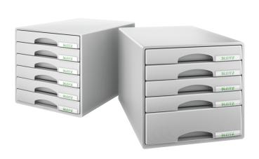 Leitz schubladenbox plus grau 52110085 5 fächer - Leitz-52110085-4002432102310-03.jpg