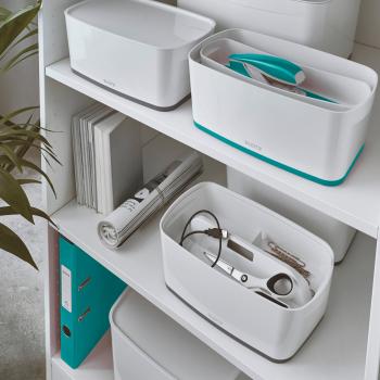 Leitz mybox aufbewahrungsschale 5258-10-51 länglich, weiss/eisblau - Leitz-5258-10-51-4002432121885-04.jpg