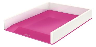 LEITZ Briefkorb WOW A4 53611023 weiss/pink