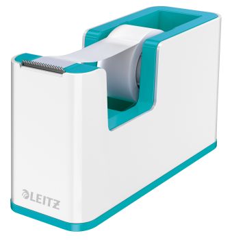Leitz klebebandabroller wow 19mmx33m 5364-10-51 weiss/eisblau - Leitz-5364-10-51-4002432122134