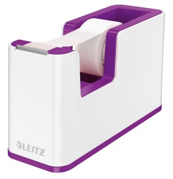 Leitz klebebandabroller wow 19mmx33m 5364-10-62 weiss/violett - Leitz-5364-10-62-4002432122141